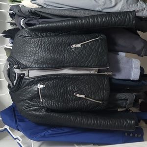 Gap faux leather jacket